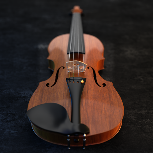 Realistic Violin  preview image